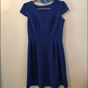 Sweet simple royal blue dress